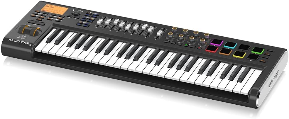 Behringer MOTÖR 49 MIDI Keyboard Controller Motorized Faders
