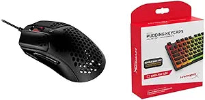 HyperX Pudding Keycaps Double Shot PBT Set Black