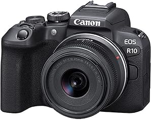 Canon R10 Mirrorless - RF-S 18-45mm Lens Kit - 24.2MP
