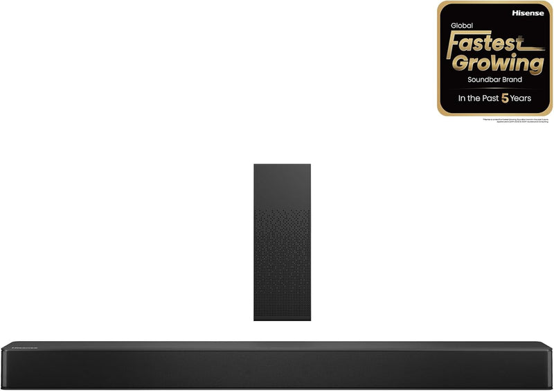 Hisense HS2100 2.1 Ch Sound Bar with Wireless Subwoofer — main product image