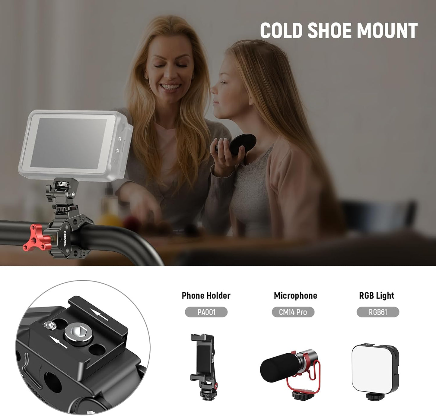 Neewer 10102334 Super Clamp Magic Arm Camera