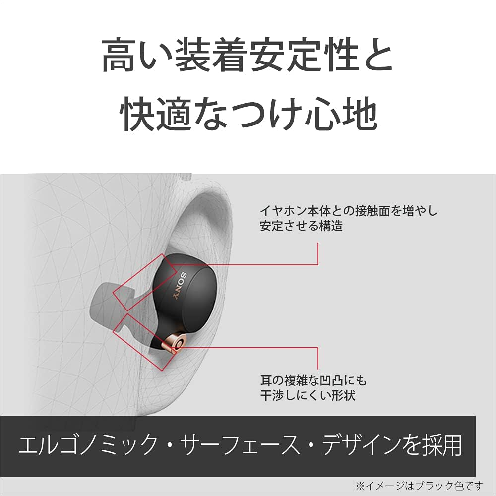 Sony WF1000XM4 Noise Cancelling Wireless Earbuds Black