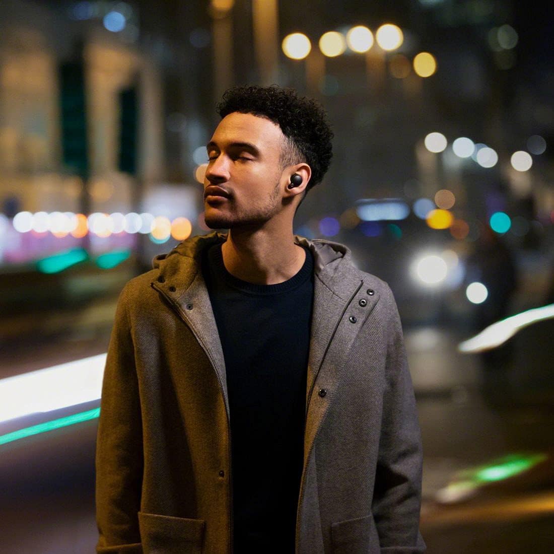 Sony WF1000XM4 Noise Cancelling Wireless Earbuds Black