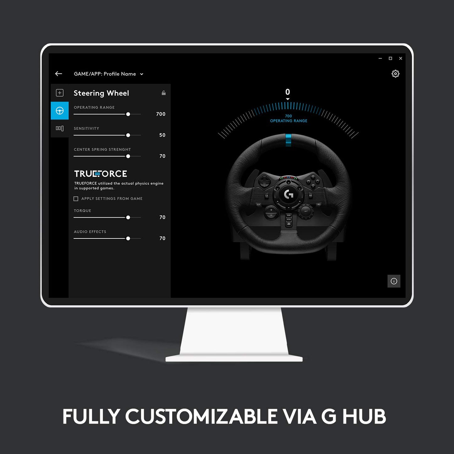 Logitech G923 TRUEFORCE Racing Wheel (Renewed)