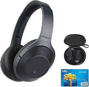 Sony WH1000XM2/B Noise Cancelling Headphones Gift Card Bundle