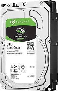 Seagate ST6000DM003 Barracuda 6TB Internal Hard Drive