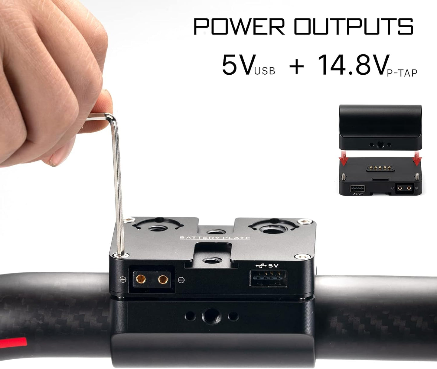 Tilta TGA-RG-PM V-Mount Battery Plate for RS2/RS3 Pro