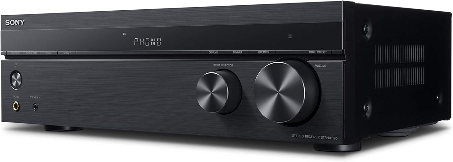 Sony CRT3SNSTRDH190 2-ch Stereo Receiver Bluetooth Renewed