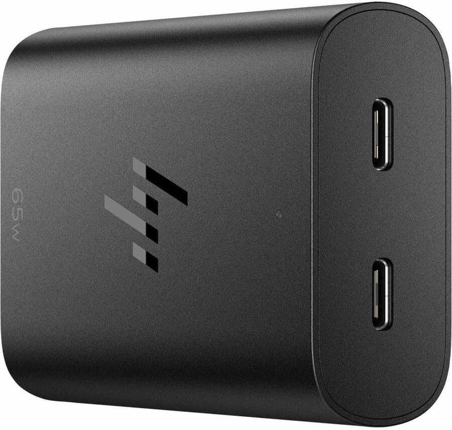HP 600Q8AAABA 65W GaN USB-C Laptop Charger