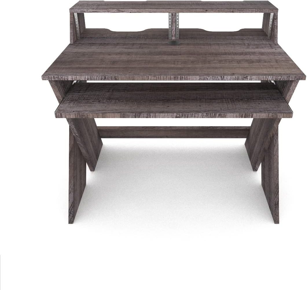 Glorious AMS-SOUND-DESK-COM-WAL Compact Studio Desk Walnut