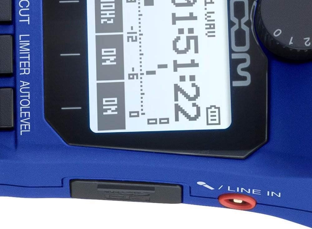 Zoom H1n Handy Recorder Blue - Portable Audio