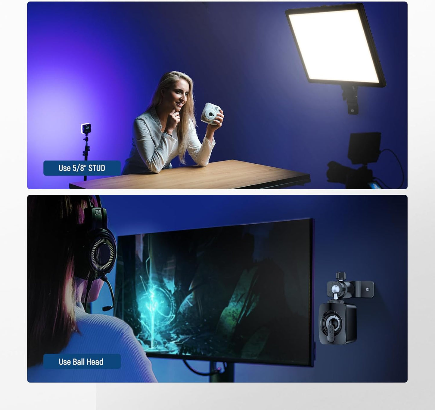 Neewer 10102508 T-Type Wall Mount Studio Light Bracket