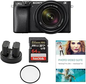 Sony A6400 Mirrorless Camera with 18-135mm Lens Kit