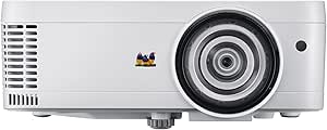 ViewSonic PS501X-CR Short Throw Projector 3400 Lumens (Renewed)