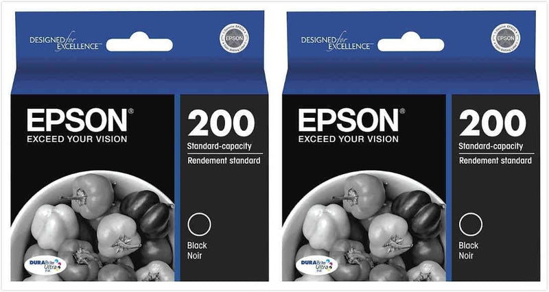 Epson FBA_T200120 200 DURABrite Ultra Black Ink Cartridge 2-Pack — main product image