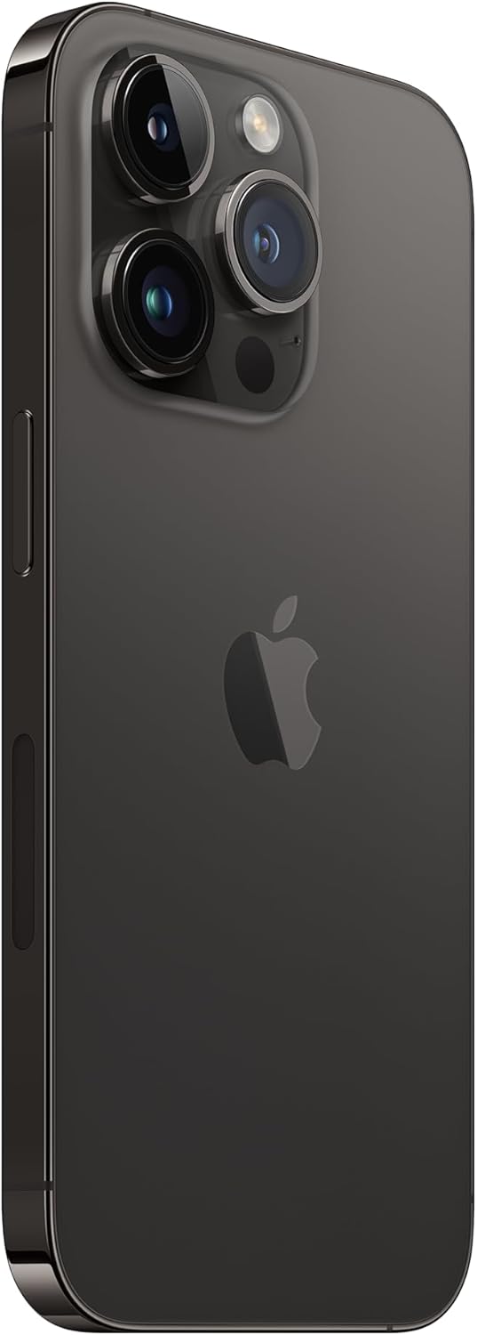 Apple iPhone 14 Pro 128GB Space Black Unlocked (Renewed)