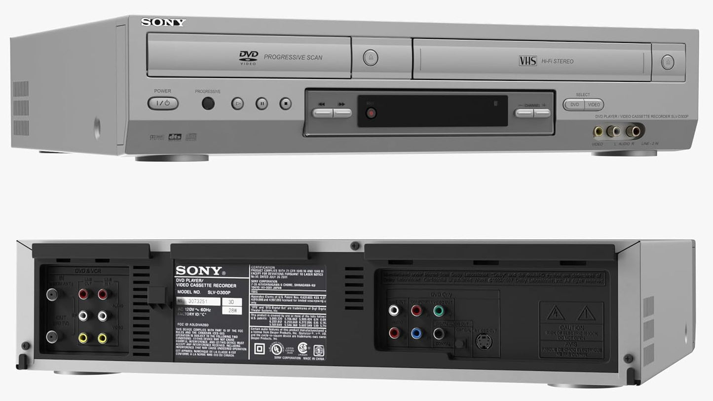 Sony SLV-D300P DVD-VCR Combo Progressive Scan Renewed