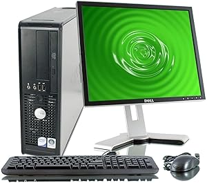 Dell Optiplex Desktop Computer 19" LCD Monitor Renewed