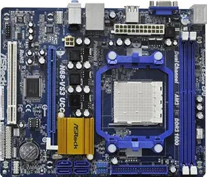ASRock N68-VS3 UCC Micro ATX AM3 Motherboard