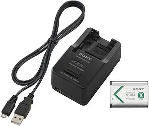 Sony ACCTRBX Battery Charger & USB Cable Kit Black