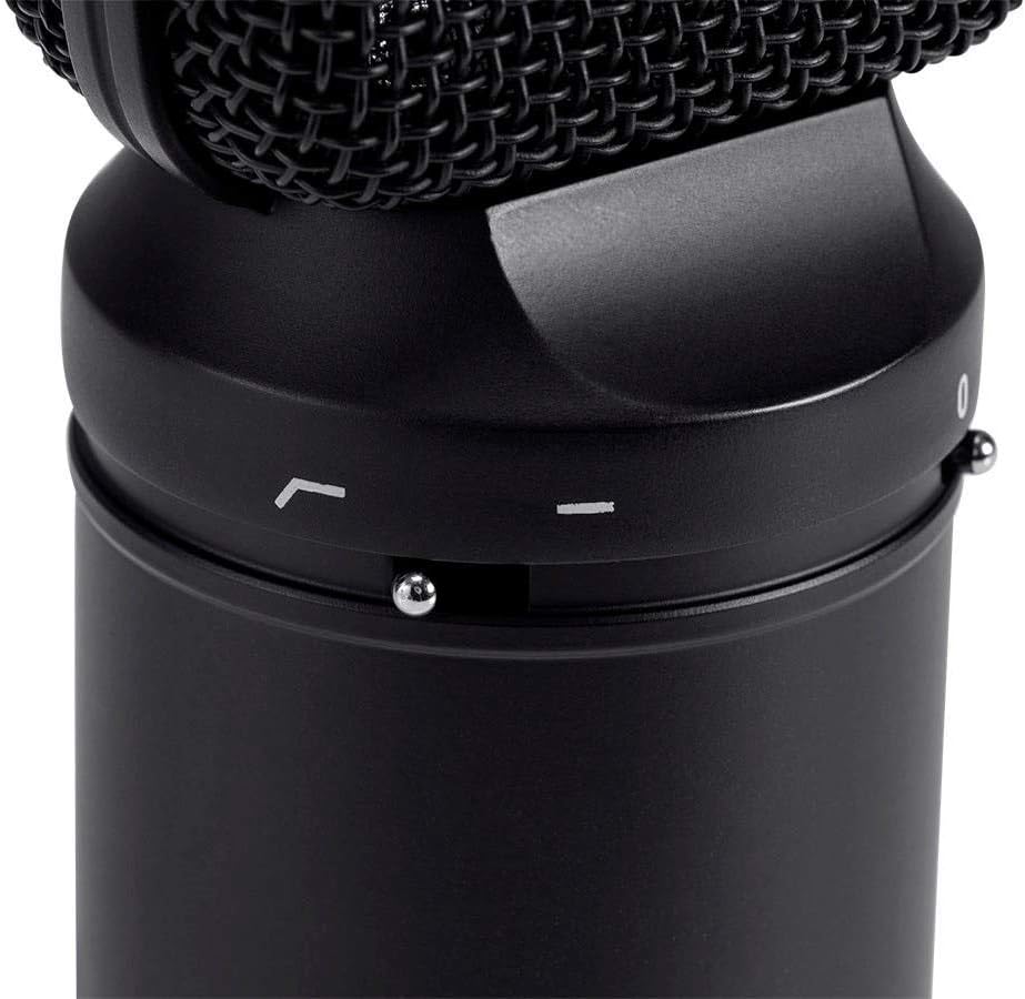 Monoprice 625908 Stage Right Ribbon Microphone Black