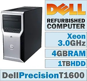 Dell Precision T1600 MT Workstation Xeon E3-1220 4GB 1TB HDD