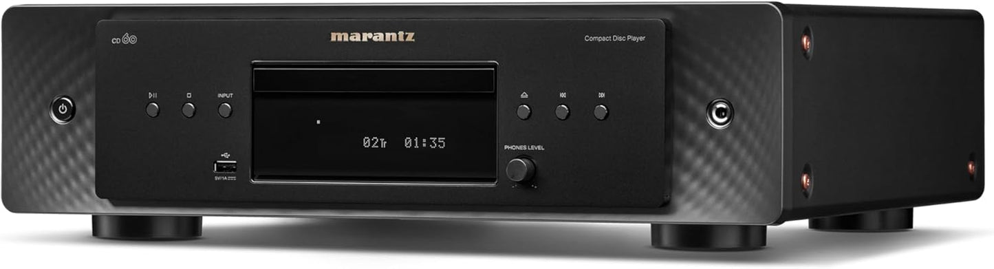 Marantz CD60/U1B Single Disc CD Player USB Black