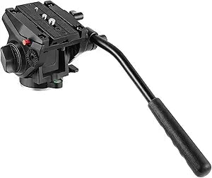 Neewer 10090237 Heavy Duty Video Camera Tripod Fluid Head — main product image