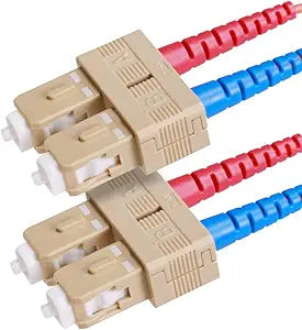 Monoprice 111882 OM3 Fiber Cable 30M SC/SC 10GbE — main product image
