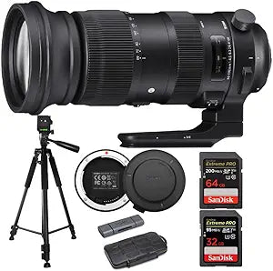 Sigma 60-600mm Nikon F Sports Lens Bundle