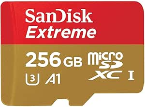 SanDisk Extreme 256GB microSDXC Memory Card - 90MB/s — main product image