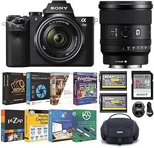 Sony Alpha a7II Mirrorless Camera Lens Bundle