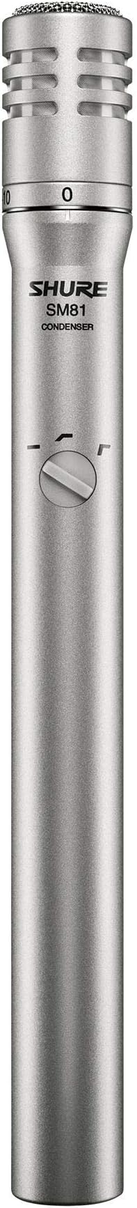 Shure SM81-LC Cardioid Condenser Microphone - Instrument Recording