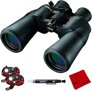 Nikon E7NKACULN1022X50 ACULON 10-22x50 Zoom Binoculars Bundle