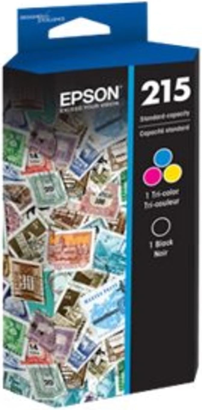 Epson T215120-BCS 215 Standard Capacity Black & Color Ink Combo