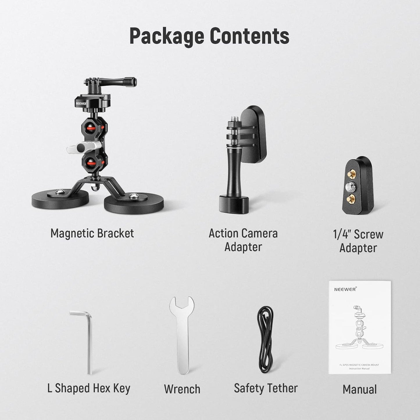 Neewer FL-GP15 Magnetic Action Camera Mount Magic Arm