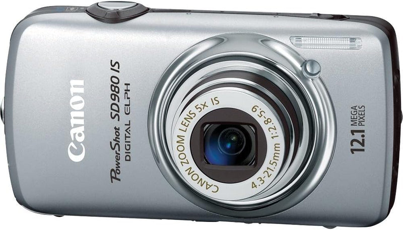 Canon SD980IS PowerShot 12.1MP Digital Camera (Silver) — main product image