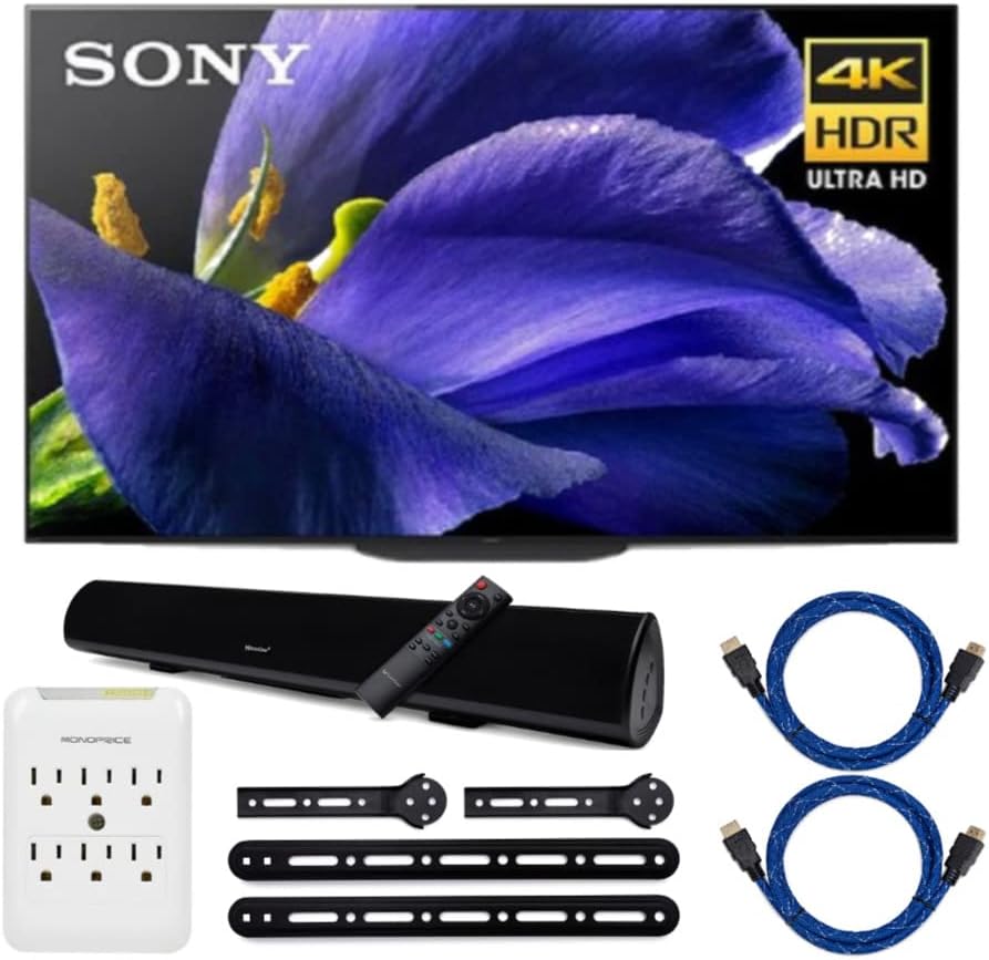 Sony XBR-55A9G Master Series 55" 4K UHD OLED TV Bundle