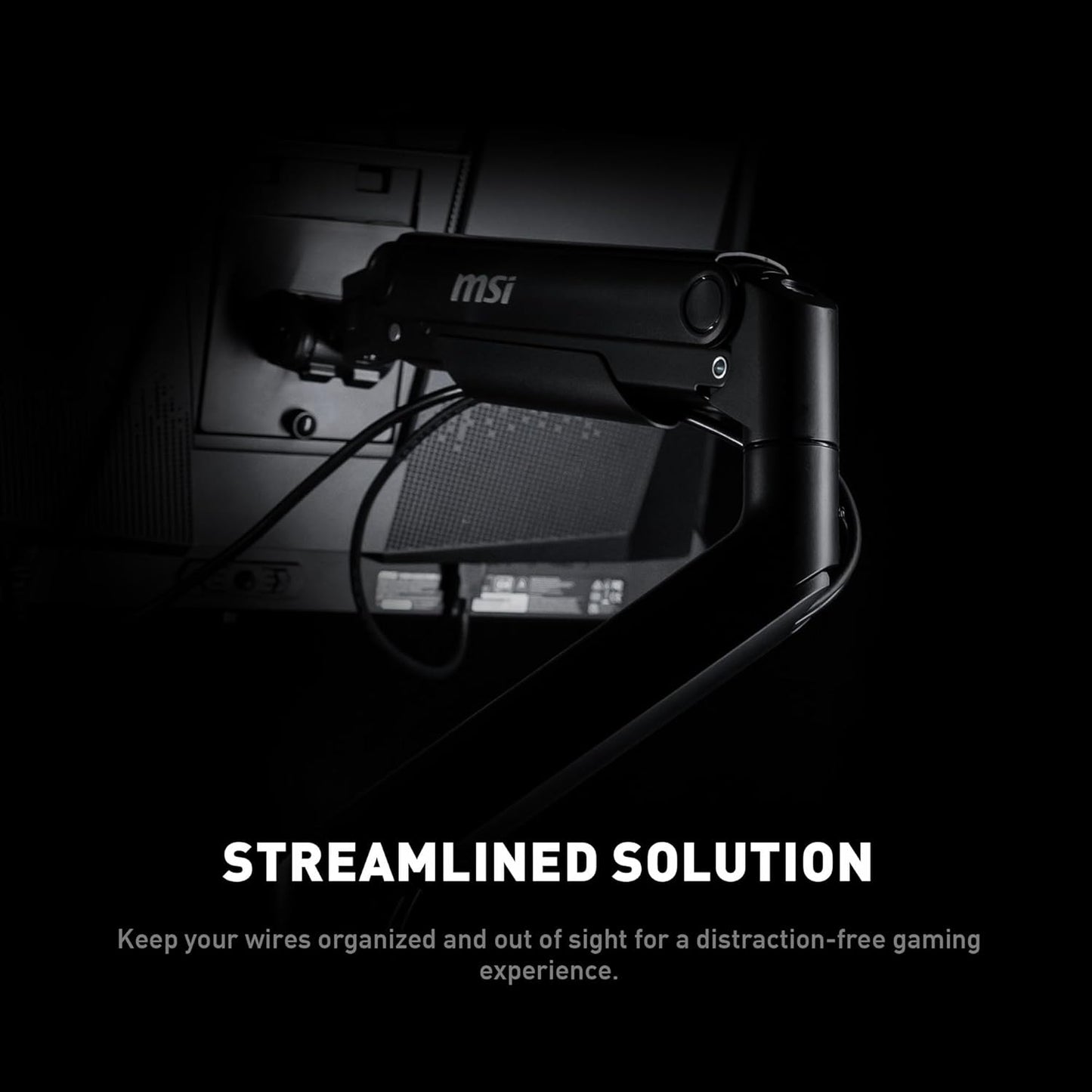 MSI MAGMT201 Single Monitor Stand Arm 49" VESA Mount