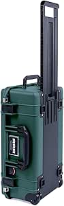 Pelican 1535 Air - Color Case - Trekking Green & Black - with Foam
