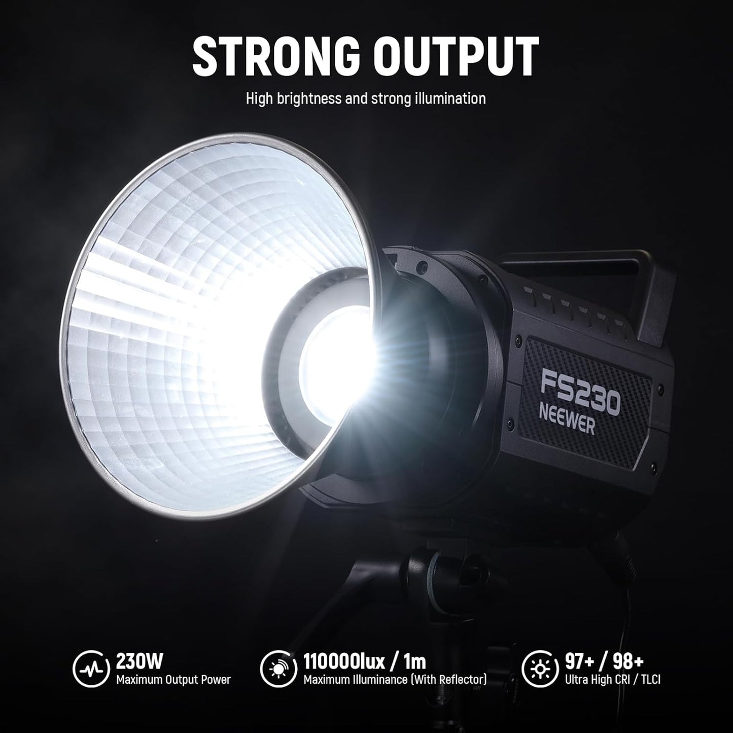 Neewer FS230 230W COB Video Light Bowens Mount