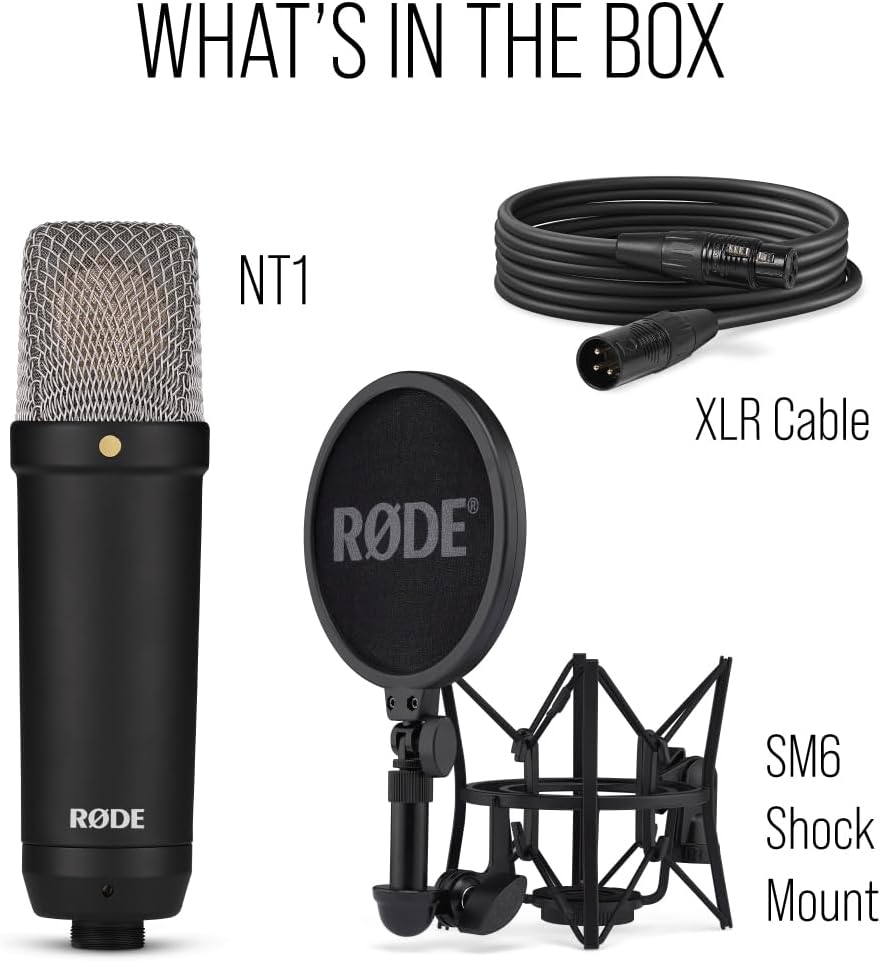 Rode NT1SIGNATUREBLACK Signature Series Condenser Microphone