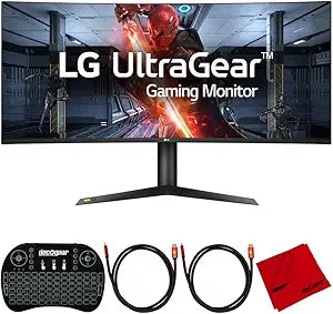 LG E40LG38GL950GB 38" Curved WQHD+ Gaming Monitor Bundle
