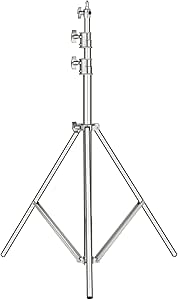 Neewer 10097832: 118" Heavy Duty Light Stand, Spring Cushioned