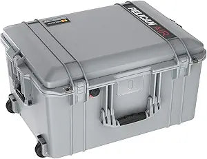 Pelican 016070-0001-180 Air 1607 Protective Case - Silver with Foam — main product image