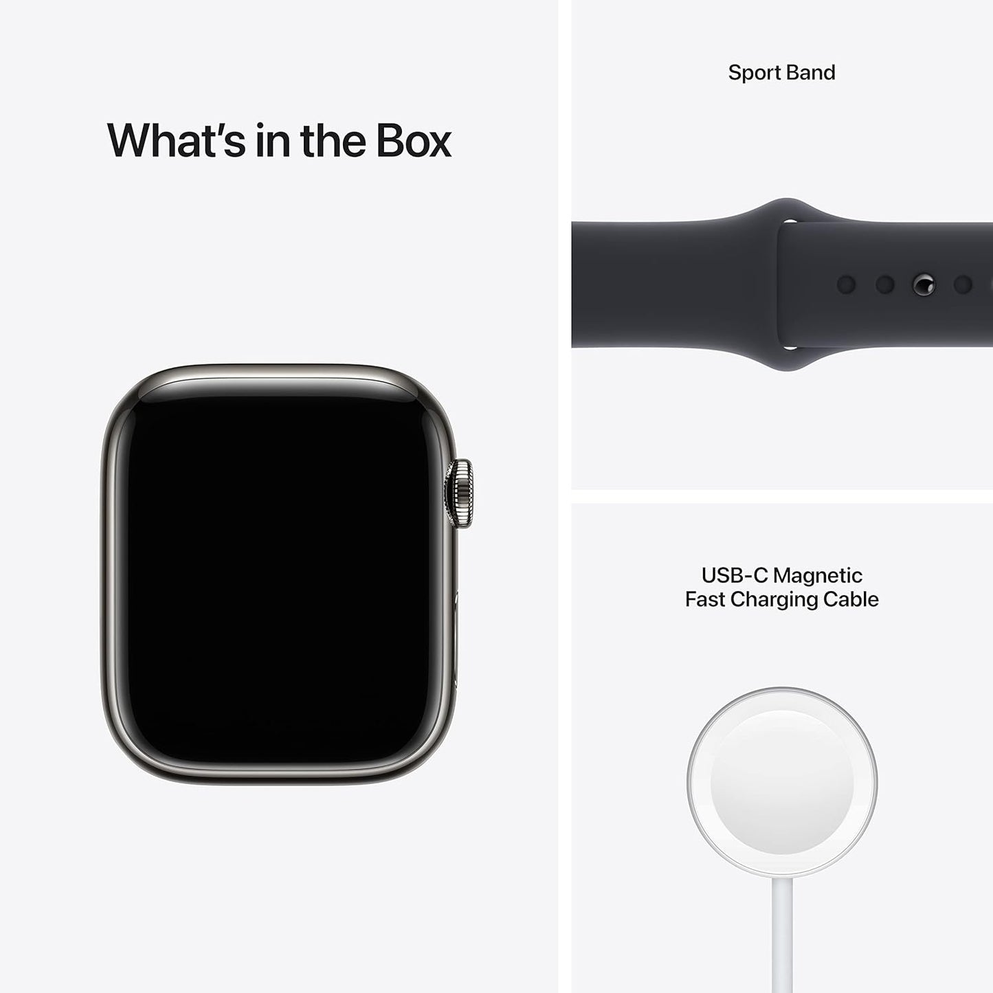 Apple MNC03LL/A Watch Series 7 GPS Cellular 45mm Renewed