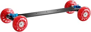 Neewer 10090007 Tabletop Dolly Slider - Mobile Rolling Stabilizer