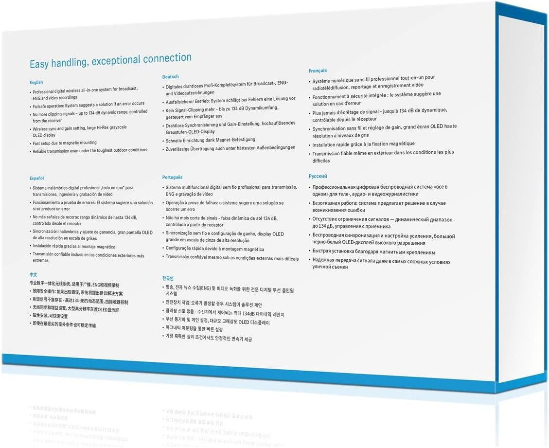 Sennheiser 700040 EW-DP ENG Wireless Lavalier Mic Set