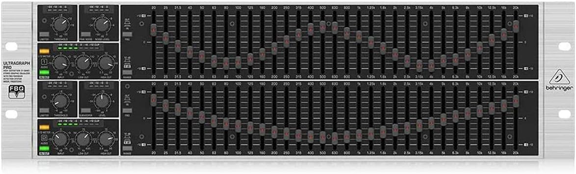 Behringer FBQ6200HD Dual 31-Band Equalizer Feedback Detection