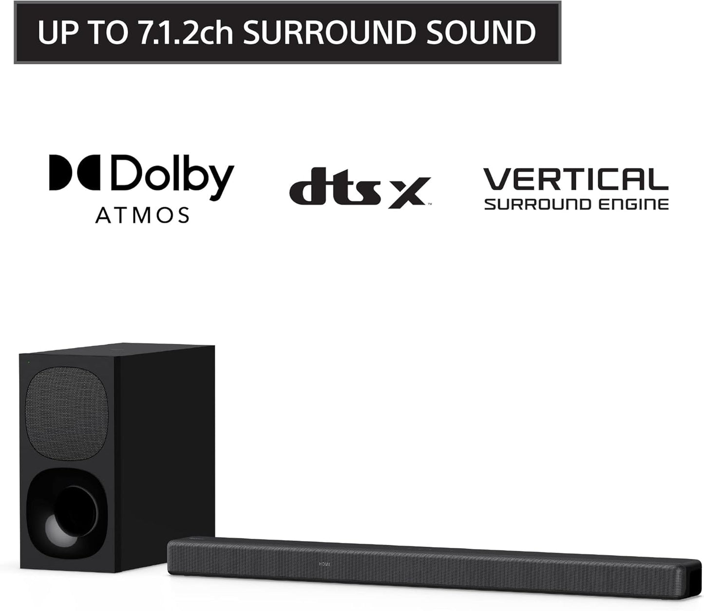 Sony X85K Series 50" 4K TV & HT-G700 Soundbar Bundle